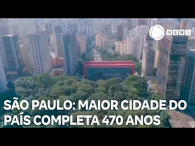 Aniversário de São Paulo: maior cidade do país completa 470 anos de história