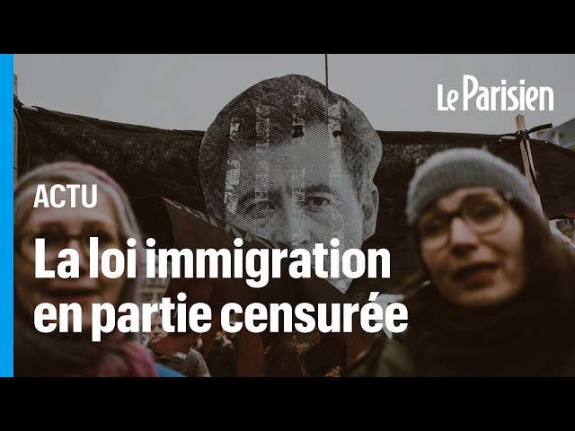 Un tiers de la loi immigration censuré par le Conseil constitutionnel