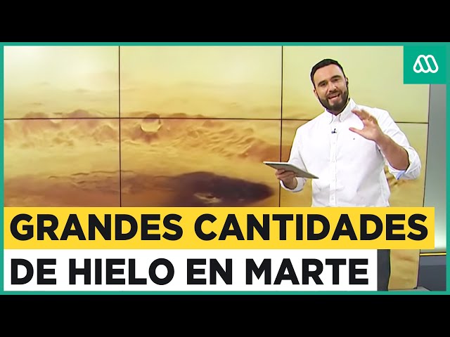 Grandes cantidades de hielo en Marte: Qué se sabe del hallazgo en el planeta