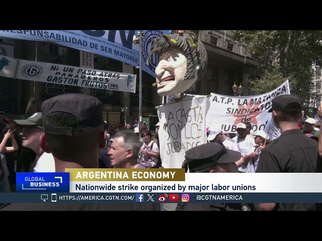 Global Business: Argentina's Milei Faces Toughest Test yet with Strikes