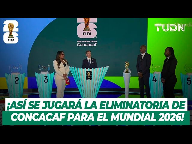 ¡SORTEO COMPLETO! ⚽️ Concacaf revela el camino de 32 selecciones rumbo al Mundial 2026 | TUDN