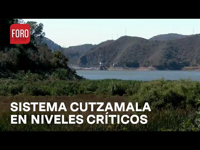 Presas del Sistema Cutzamala presentan niveles críticos - Las Noticias