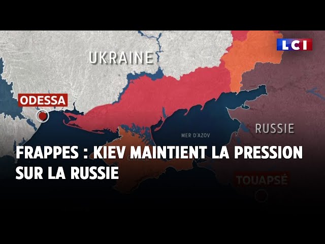 Frappes : Kiev maintient la pression sur la Russie