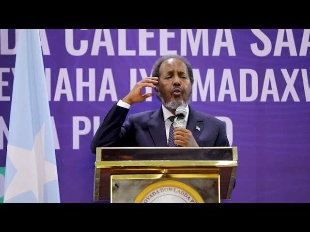 Madaxweyne Xasan“Midnimo Ayaan u baahanahay si aan uga adkaano argagixisada gudaha...