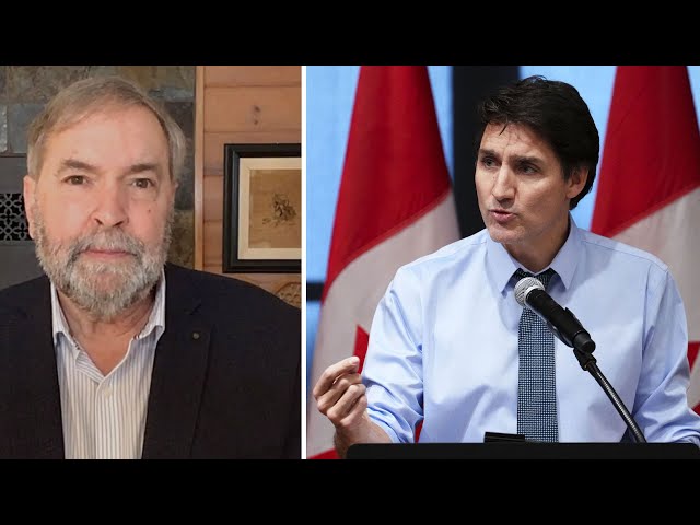 PM Trudeau's speech to caucus wasn't 'refined': Tom Mulcair