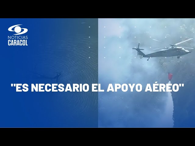 "Ya se quemó prácticamente una montaña" por incendio en Páramo de Santurbán: gobernador