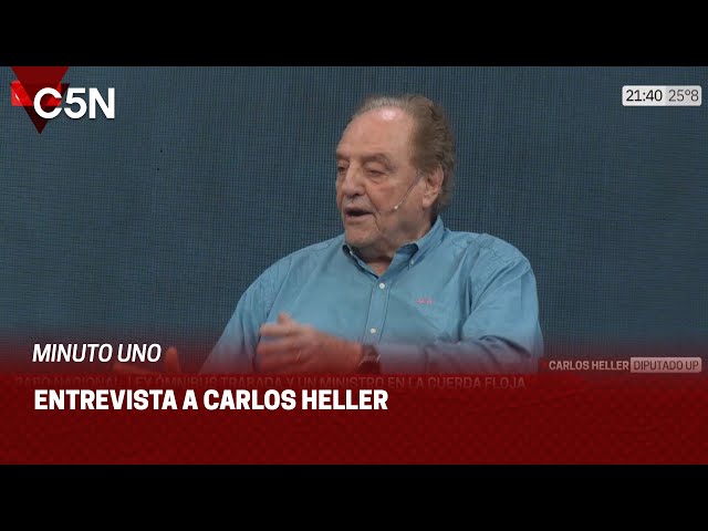 CARLOS HELLER en MINUTO UNO