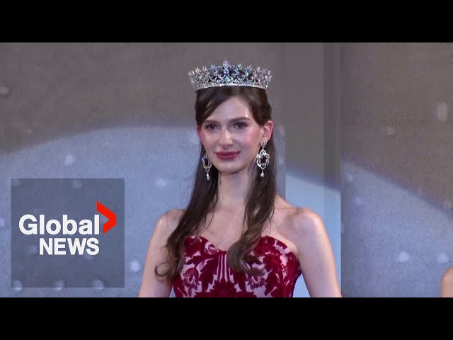 Ukrainian-born model crowned Miss Japan, sparking debate about identity