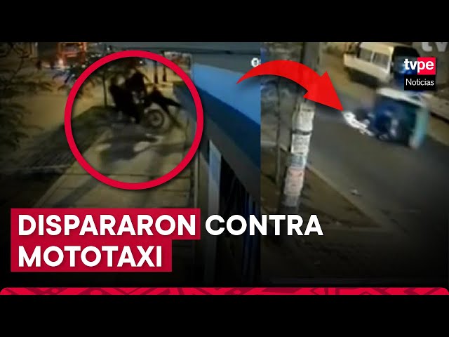 VMT: capturan a sujetos que dispararon contra mototaxi e hirieron a dos personas