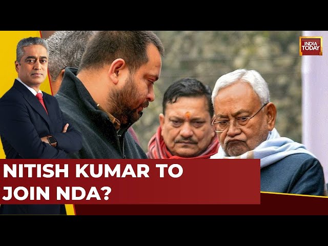 Rajdeep Sardesai LIVE: Suspense Over Nitish Kumar's Move Continues, Will Bihar CM Join NDA?