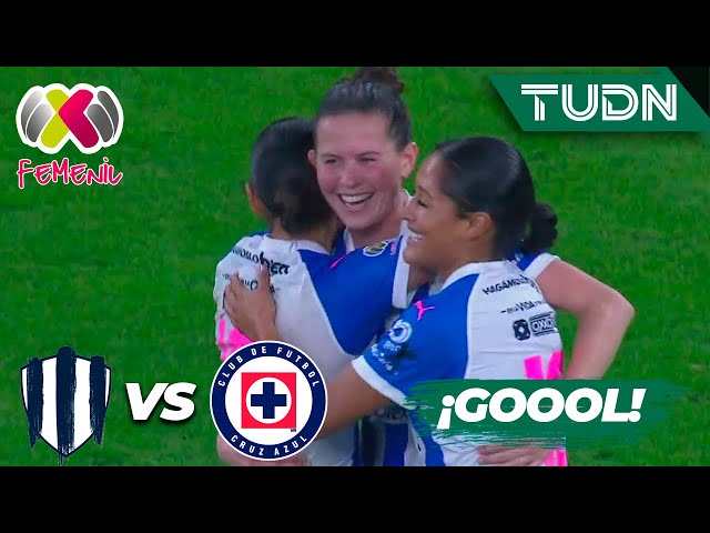 ¡VAN DONGEN no cree en nadie! ¡GOLAZO! | Monterrey 5-0 Cruz Azul | Liga Mx Femenil-CL2024 J5 | TUDN