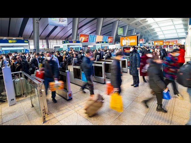 Live: Chinese New Year travel season begins