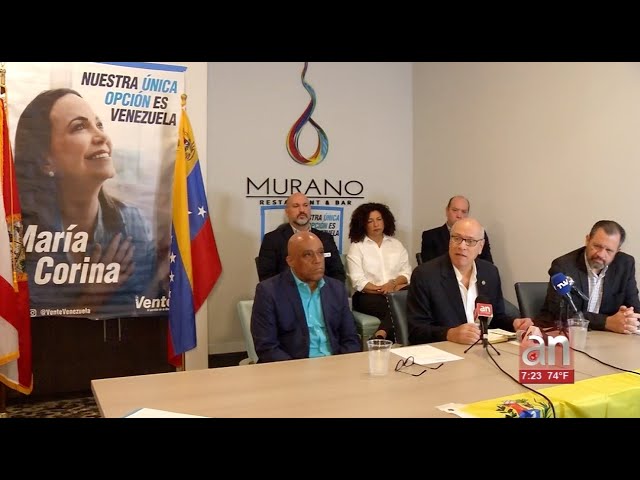 Denuncian en Miami desaparición de miembros del Partido de María Corina Machado en Venezuela