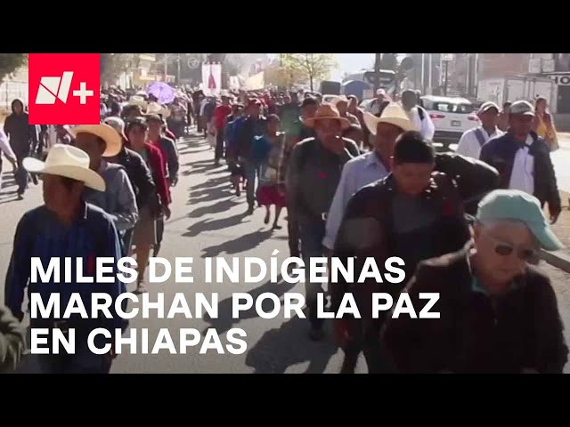 Marchan en Chiapas por la paz ante violencia en la zona serrana del estado - En Punto