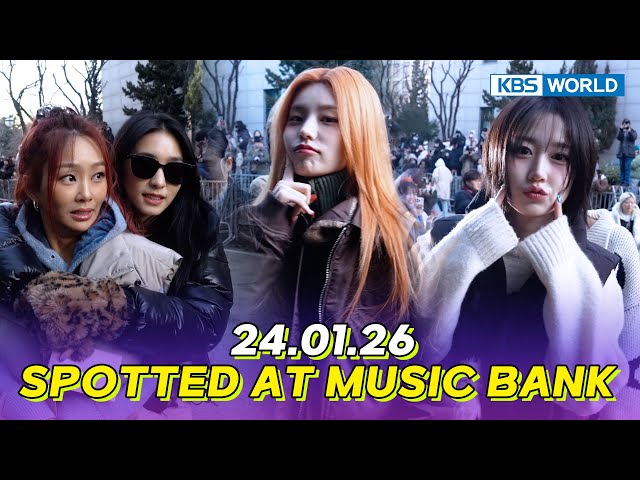 ⁣[4K](Spotted at Music Bank) ITZY, SISTAR19, NMIXX, TWS, JD1 뮤직뱅크 출근길 20240126 | KBS WORLDTV