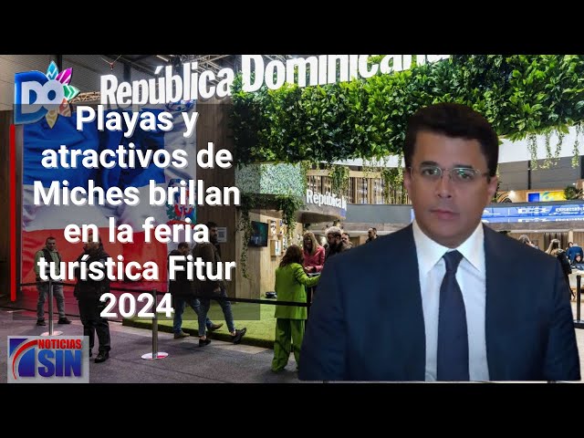 Playas y atractivos de Miches brillan en la feria turística Fitur 2024