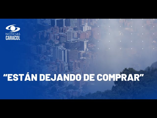 Comerciantes de Bogotá aseguran que sus ventas han bajado a causa de los incendios