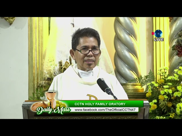 26 JANUARY 2024 -  HOMILY by Rev.  Fr.  Jose Adonis Aquino