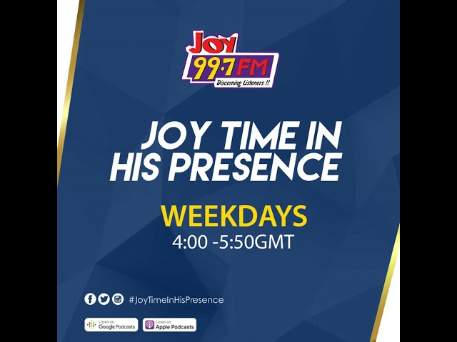 Joy Time in His Presence