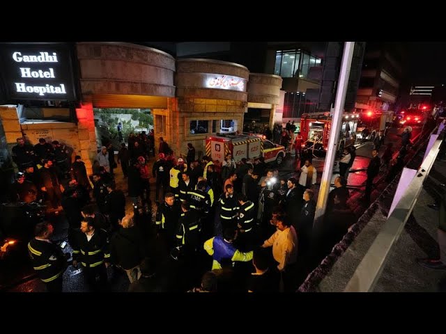 Fire engulfs Tehran hospital, no casualties