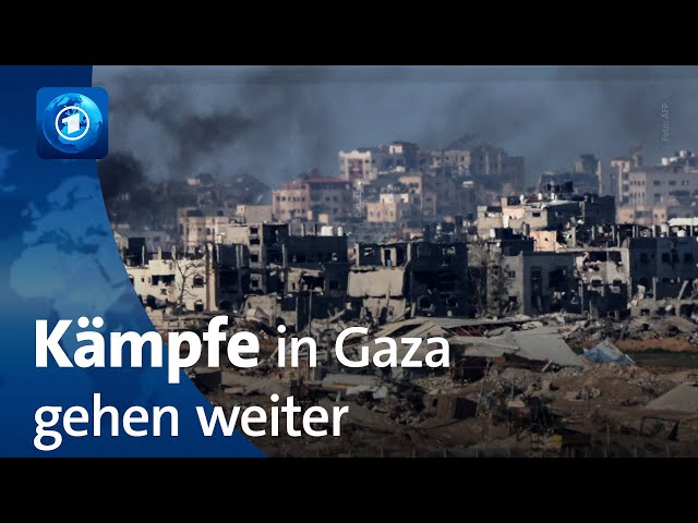 Gazastreifen: Kämpfe zwischen israelischer Armee und der Hamas gehen weiter