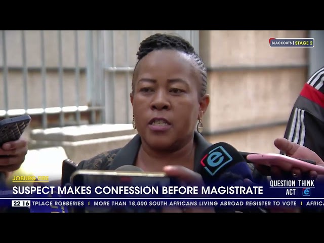 Suspect makes confession before magistrate