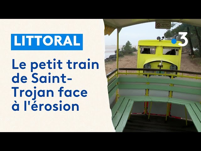 Travaux pour sécuriser le petit train de Saint-Trojan face à l'érosion du littoral