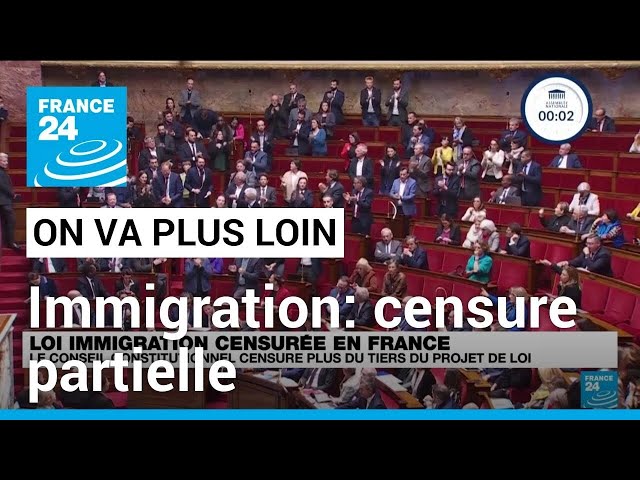 Immigration: censure partielle • FRANCE 24