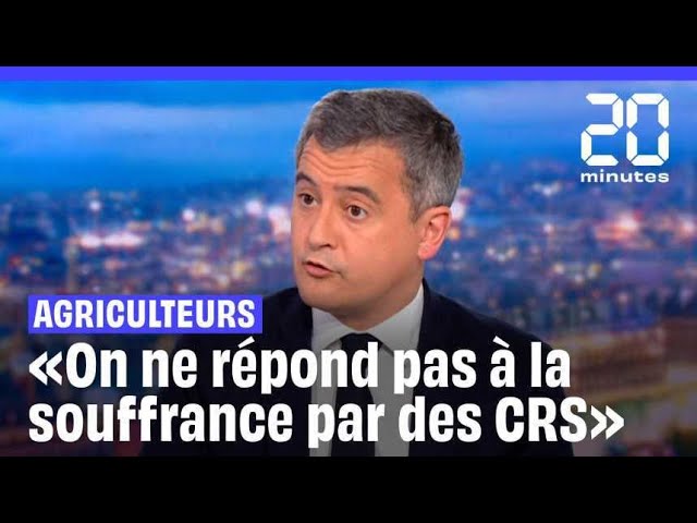 Manifestation des agriculteurs : « On ne répond pas à la souffrance en envoyant des CRS » #shorts