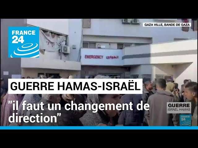 Guerre Israël-Hamas : "il faut un changement de direction" • FRANCE 24