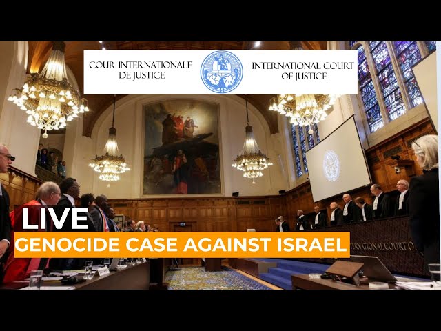 ICJ  interim ruling on genocide case against Israel -  Live