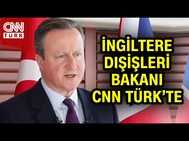 İngiltere Dışişleri Bakanı David Cameron CNN TÜRK'te! Kritik Gazze Açıklaması #Haber