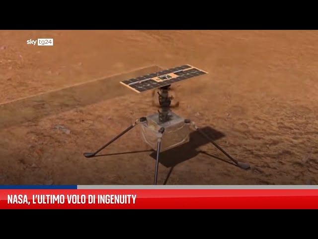 Nasa, l’ultimo volo di Ingenuity