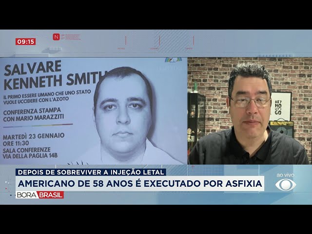 Americano de 58 é executado por asfixia