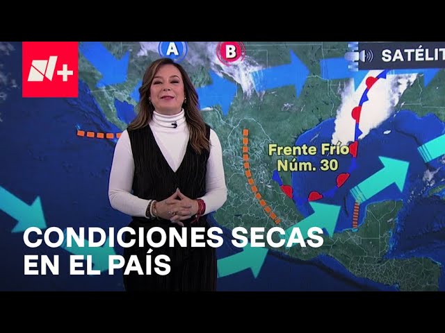 Frente Frío 30 estacionado en el Golfo de México - Las Noticias