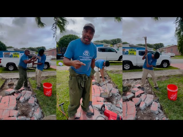 Joven cubano recibido por su tío en Miami ya está dando Pico y Pala como el mismo lo prometió