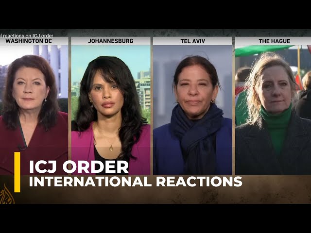 International reactions on ICJ order