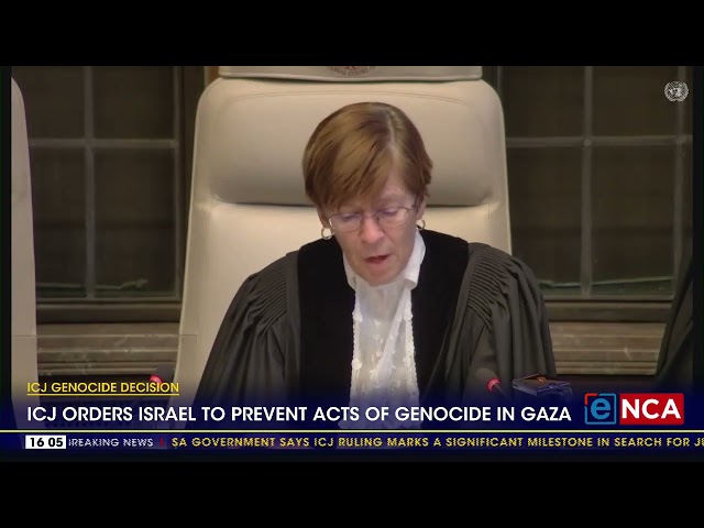 ICJ orders Israel to prevent acts of genocide in Gaza