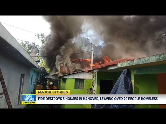 Fire Destroys 5 Houses in Hanover, Leaving Over 20 People Homeless | News | CVMTV