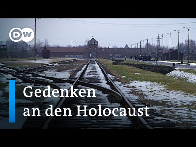 Politiker setzen ein Zeichen gegen Antisemitismus im ehemaligen NS-Konzentrationslager Auschwitz