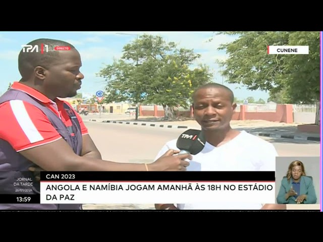 CAN 2023 -  Angola e Namíbia jogam amanhã às 18h00 no estádio da paz