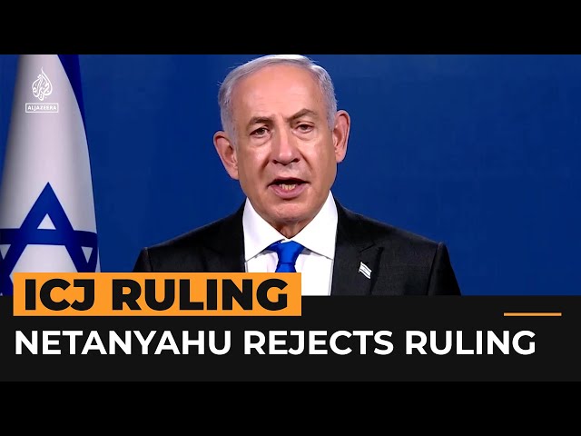 Israel’s Netanyahu reacts to ICJ ruling | #AJshorts