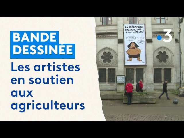 FIBD Angoulême 2024 : les artistes soutiennent les agriculteurs qui manifestent