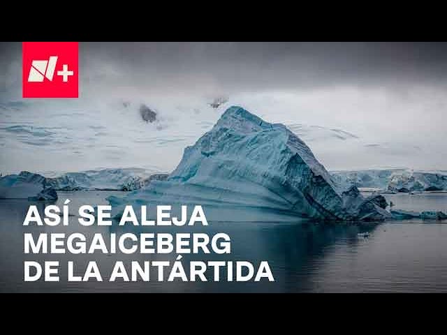 ⁣Iceberg más grande del mundo se aleja de la Antártida - Las Noticias