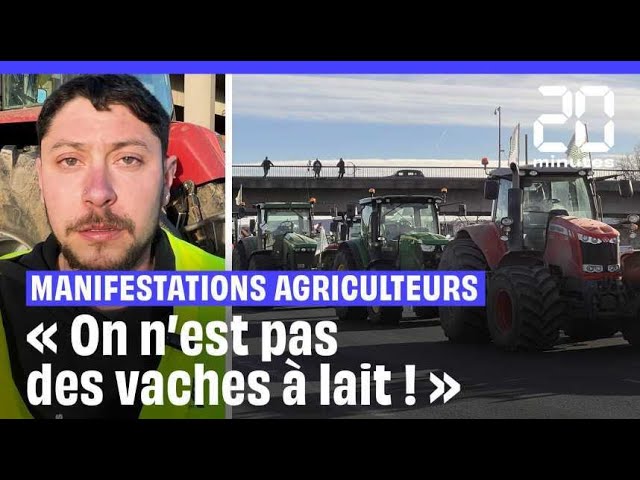 Manifestation des agriculteurs : « On n'est pas des vaches à lait »