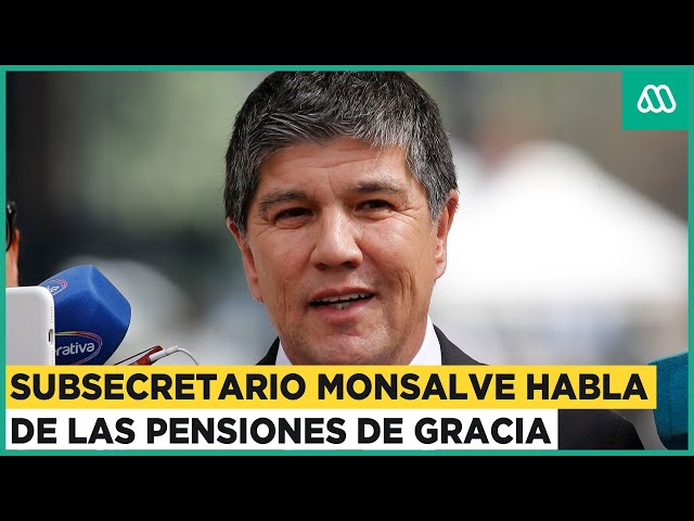 Subsecretario Manuel Monsalve entrega sus declaraciones sobre las pensiones de gracia