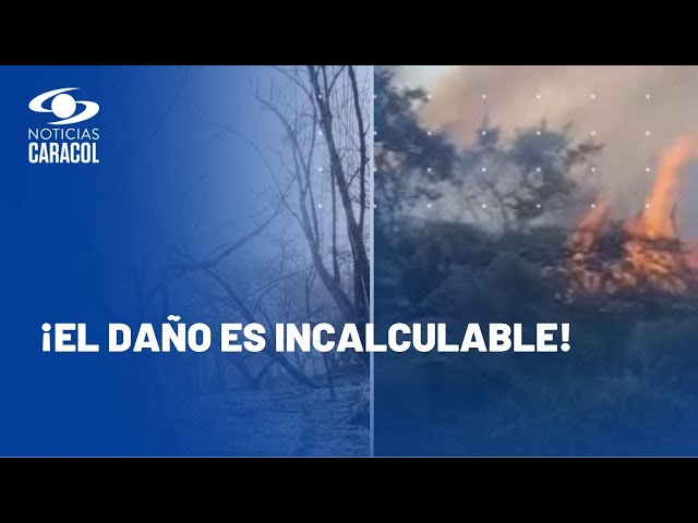 Se reactivó incendio en Pamplona, pese a que habían logrado controlarlo en un 75%