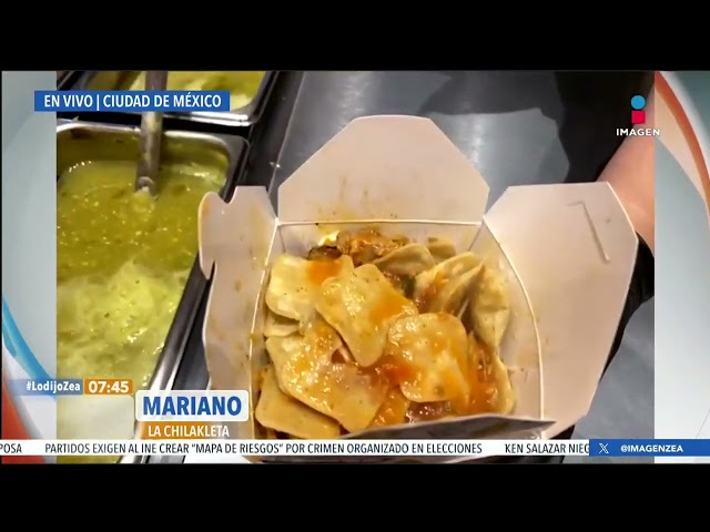 Atalo Mata desayuna chilaquiles en La Chilakleta | Noticias con Francisco Zea