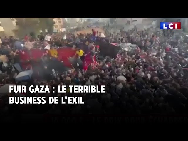 Fuir Gaza : le terrible business de l'exil