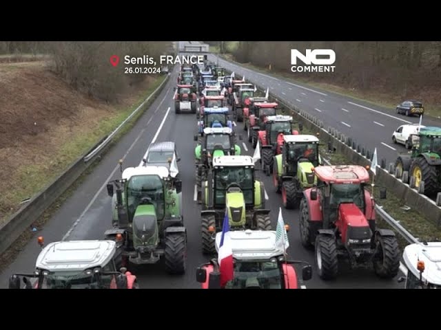 "Blockade von Paris": Landwirte protestieren in Frankreich